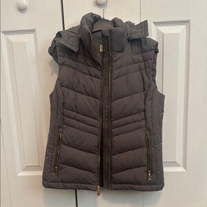 Michael Kors Gray Puffer Vest